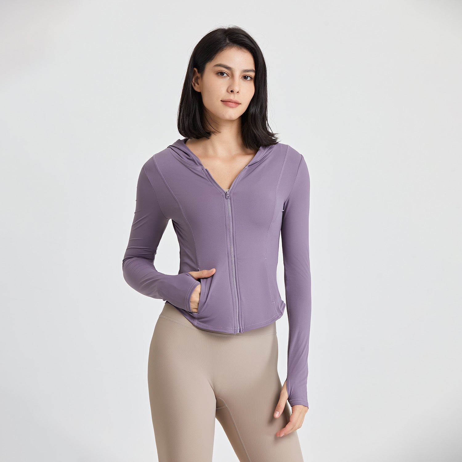 Hooded Running Workout Clothes Top